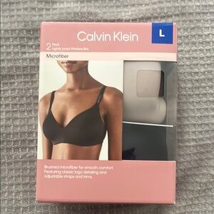 Calvin Klein Black Wireless Bra Set